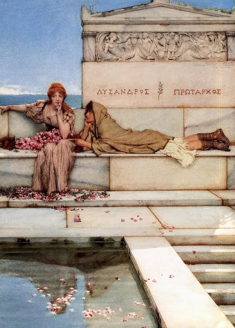 Sir Lawrence Alma-Tadema Xanthe and Phaon
